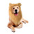 Dog Mane Costume Lifelike Funny Mane Wig  Pet Halloween Mane with Ears Tail for Large Medium Dogs