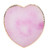 Delicate Resin Heart Styling Nail Art Palette Colorful Paint Drawing Color Dish(Purple)