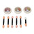 Sparkling Manicure Pigment Power 3 Colored Nail Mirror Glitter Power DIY Nail Art Decorations