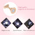 Magnetic Nail Tip Practice Stand Base Alloy Holder Crystal Nail Art Display Tools Purple