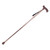Alloy Foldable Elderly Safety Walking Stick Guide Blind Cane Crutch Bronze Adjustable Length