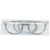 Vintage Blue Light Blocking Reading Glasses Magnetic Front Connection Reading Glasses(+200 Gray)