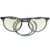 Vintage Blue Light Blocking Reading Glasses Magnetic Front Connection Reading Glasses(+200 Gray)