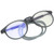 Vintage Blue Light Blocking Reading Glasses Magnetic Front Connection Reading Glasses(+200 Gray)