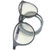 Vintage Blue Light Blocking Reading Glasses Magnetic Front Connection Reading Glasses(+200 Gray)