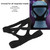 Washable Respirator Mask Head Band Breathable Respirator Face Mask Headband (Black)