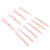 10 Counts Peach Color Cosmetic Brush Set Professional Eye Shadow Brush Set for Beginner Pink