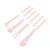 10 Counts Peach Color Cosmetic Brush Set Professional Eye Shadow Brush Set for Beginner Pink