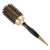 Portable Anion Anti static Round Hair Comb Salon Styling Brush Gold & Black (53mm)