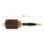 Portable Anion Anti static Round Hair Comb Salon Styling Brush Gold & Black (53mm)