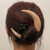 Hand Carved Crescent Moon Hair Fork Wooden Crescent Moon Hairpin for Long Hair Moon Hair Stick Hair Styling Tool Accessories