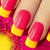 50Pcs/set Transparent Fake Nail Art Stickers Full Cover DIY Nail Decoration Manicure Decals #0
