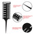 Hair Dyeing Comb 3-Way Sectioning Highlight Comb Professional Weave Weaving Comb Hair Dye Styling Tool For Salon Use