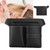 Hairdresser Barber Scissor Clips Hairdressing Holster Pouch Holder Case Bag PU leather(Black)