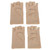 UV Gloves Prevent Skin Aging Fingerless Breathable Manicure Protection Gloves for Nail Curling Skin Color