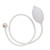 Vaginal Tubing Douche Leakage Proof Universal Squeeze Ball Design Bidet Vaginal Cleaner for Pregnant Postpartum Women White