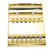 Professional Hair Scissor Storage Rack Holder Barber Shop Shears Organizer for HairdressersGold