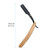 1PC Traditional Manual Shaver Professional Straight Edge Stainless Steel Sharp Barber Razor Folding Shaving Knife Shave Beard for Men Barber Male Home Use Shaving Tools(Without Blade)