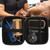 7PCS/Set Portable Men Beard Styling Shaping Cream Oil Brush Comb Scissor Mustache Hair Care
