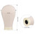 23 Inch Wig Head Canvas Block Head Mannequin Head Wig Display Styling Head with Stand T-Pins C-Pins Hair Clip Hair Comb Wig Cap