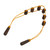 Wooden Manual Massage Strap Relaxation Lymphatic Drainage Self Massage Roller Rope for Home Cervical Vertebrae
