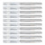 10pcs Nail Art Silicone Stick Reusable Uniform Attach Mirror Effect Powder Smudge Stick with Cover