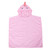 Baby Bathrobe Thick Baby Bath Face Hooded Towel Cartoon Animal Infant Plush WashclothPink