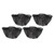 4 Pcs Mesh Wig Cap Breathable Stretchy Soft Nylon Mesh Net Stocking Wig Cap for Cosplay Costume