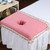 Spa Massage Table Head Cover Sheet Massage Bed Coverlet   with Hole for Beauty ShopPink