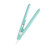 2 in 1 Mini Hair Straightener Ceramic Tourmaline Plate Heating Flat Curler Matcha Green