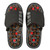 Massage Slippers Portable Foot Massager Women Men Massage Sandals Shoes(38-39 Rotating Eight Diagrams Black)