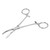 Slotted Forceps Stainless Steel Reusable Bead Clamping Tool Bead Ball Holding Tweezers for Tongue Puncture