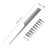 Adjustable Sectioning Highlight Comb Professional 2 Side Hair Dyeing Comb Weaving Cutting Brush Salon Hair Coloring Styling Tool