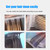 Adjustable Sectioning Highlight Comb Professional 2 Side Hair Dyeing Comb Weaving Cutting Brush Salon Hair Coloring Styling Tool