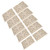 10pcs Scalp Tattoo Practice Skin Double Sides Pre Print Scalp Training Skin Micropigmentation Hairline Tattooing Practice Pad Side