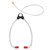 Hearing Device Stethoscope Professional Red Volume Noise Detection Listening Test Binaural Stethoscope