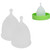 Silicone Menstrual Cup Reusable Feminine Hygiene Cup Soft AntiLeakage Lady Period Cup(L )