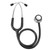 Dual Use Dual Head Stethoscope Lightweight Stainless Steel Stethoscope for Adults Children Home Use Black