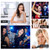 Pretfy 65cm Long Curling Blonde Hair Wigs Sexy Wavy Hair Wig Heat Resistant Synthetic for Women Cosplay Party Daily Use