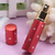 10ml Aluminium Refillable Perfume Bottle Portable Empty Pump Lotion Perfume Atomizer Red