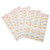 4 Sheets Empty Essential Oil Bottle Sticker Oval Shaped and Round Stickers Perfume Bottle Label