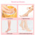 Long Silicone Socks Soft Gel Socks Moisturizing Gel Stockings Foot Care Socks for Repairing Dry Feet Cracked Heels and Softening Rough Skin One Size Fits All