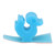 Beauty Salon Cord Organizer Cartoon Duck Shaped Cable Cord Wrapper for Appliance Beauty Instrument Fluorescent Blue