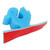 Beauty Salon Cord Organizer Cartoon Duck Shaped Cable Cord Wrapper for Appliance Beauty Instrument Fluorescent Blue