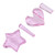 Nail Embossed Mould Star Heart Shape Nail Art Metal Frame Bending Molds Manicure Tool