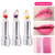 3Pcs Crystal Flower Jelly Lipstick Nutritious Moisturizing Lip Balm Temperature Color Change Lipstick Clear Long Lasting Lip Gloss