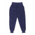 Sports Running Pants Polyester Quickly Drying Breathable Drawstring Fitness Training Trousers Navy Blue M