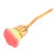 Rose Shape Long Handle Nail Art Brush Manicure Nail Polishing Dust Powder Removal Brush 03#