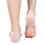 2PCS Silicone Moisturizing Gel Heel Care Socks Dry Cracked Foot Sleeves Pain Relief White