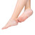 2PCS Silicone Moisturizing Gel Heel Care Socks Dry Cracked Foot Sleeves Pain Relief White